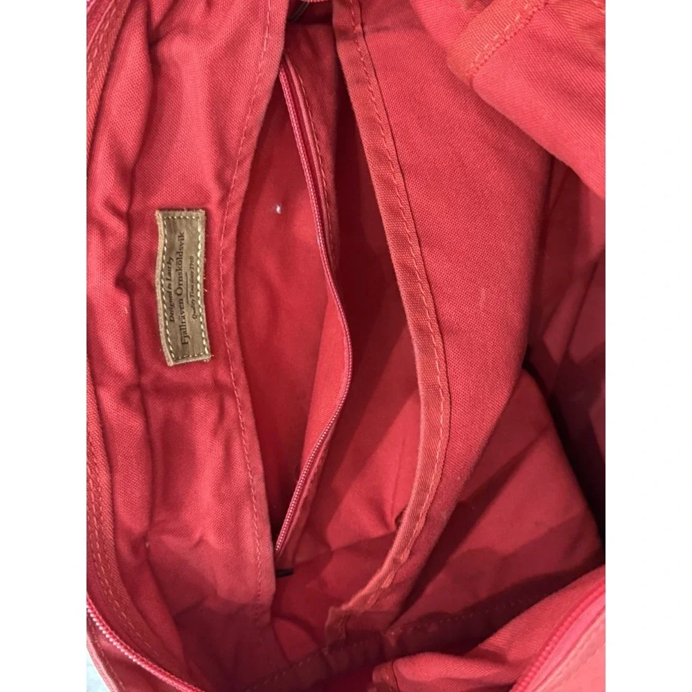 Fjallraven G-1000 Totepack No. 1 Convertible Travel Shoulder Bag Backpack Red - Picture 9 of 12